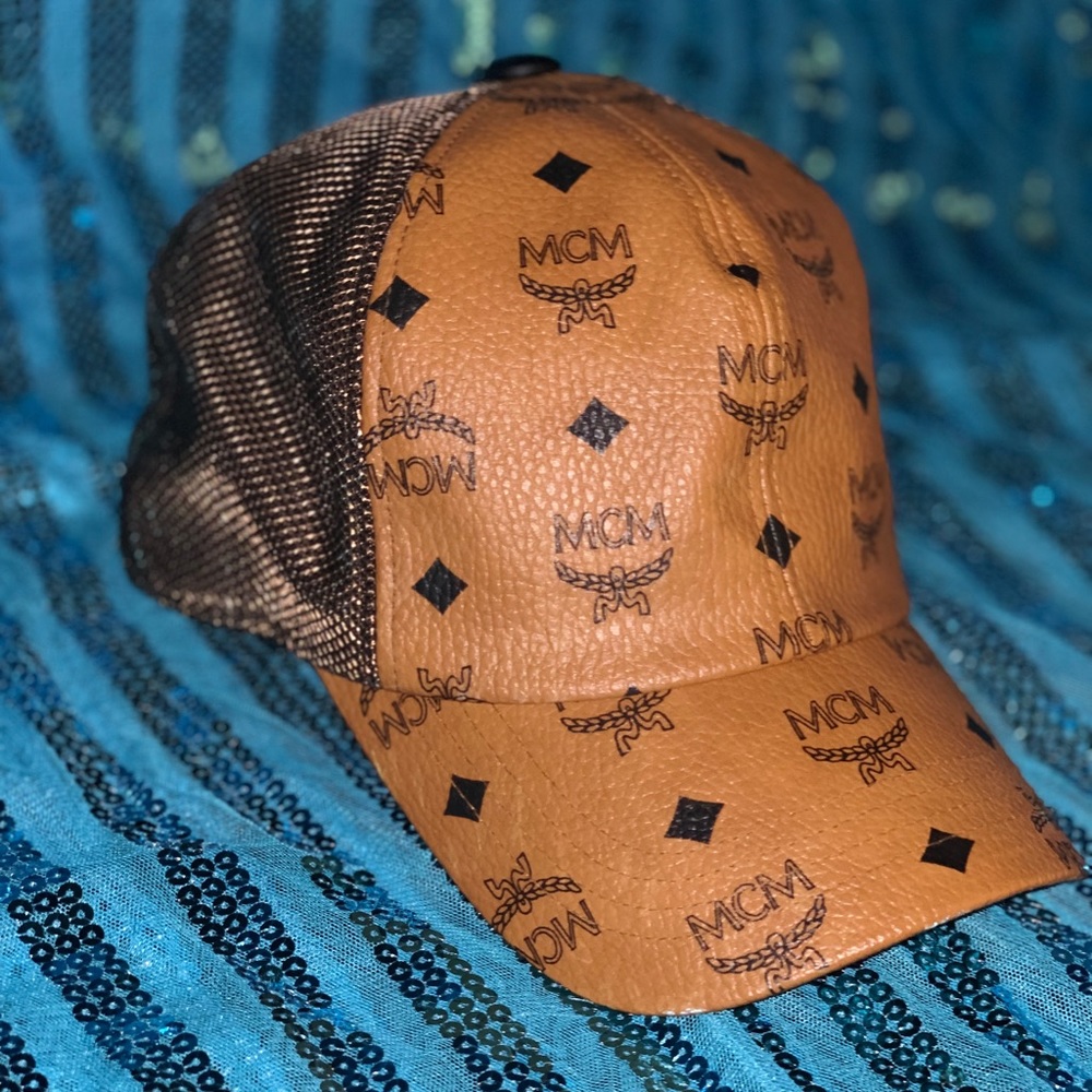 Mcm cognac hat